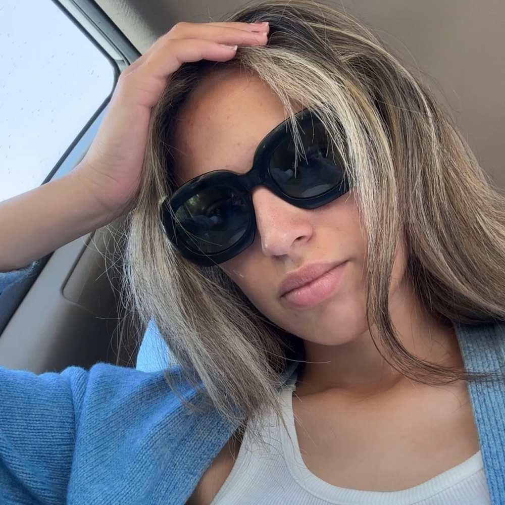 Celine Black/Green Acetate Sunglasses